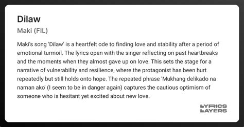 DILAW Meaning in English .